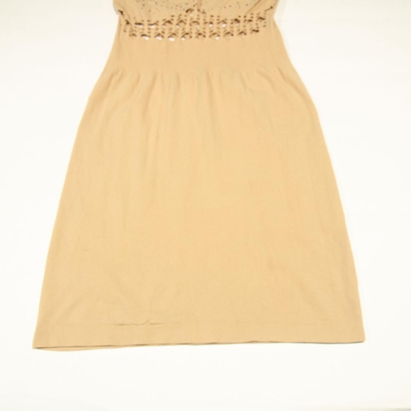 Beige body stocking dress. - Picture 2 of 8